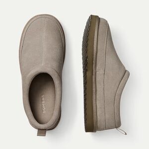 Bombas Saturday Suede Taupe Slip-On Shoes